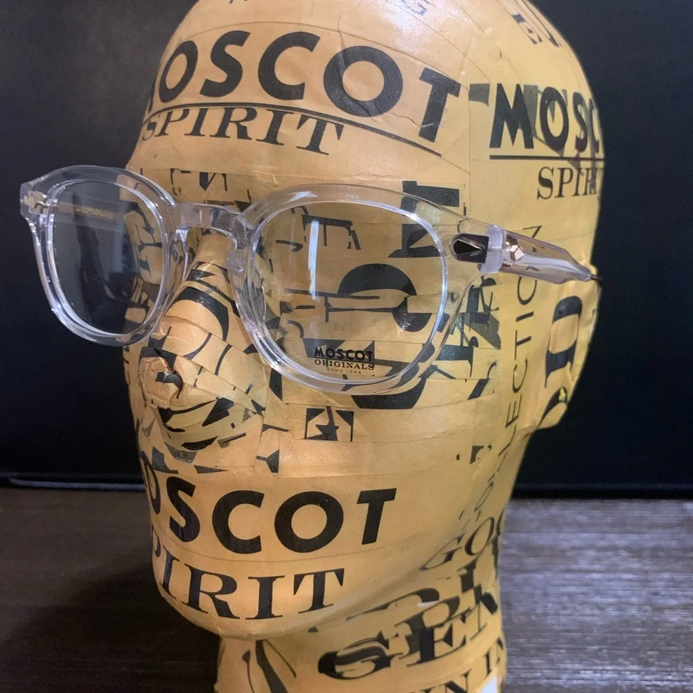 MOSCOT LEMTOSH TT CRYSTAL GOLD 49mm Round Eyeglasses